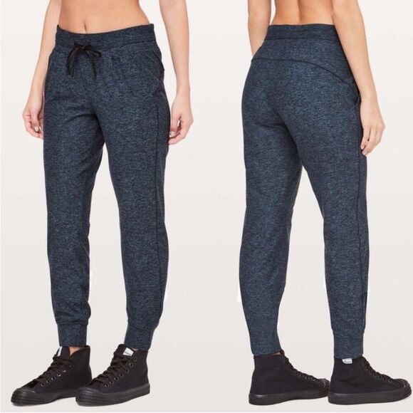 Lululemon Ready To Rulu Pant Updated 29" Heathered True Navy Black W5BCJS 6 - Picture 1 of 6